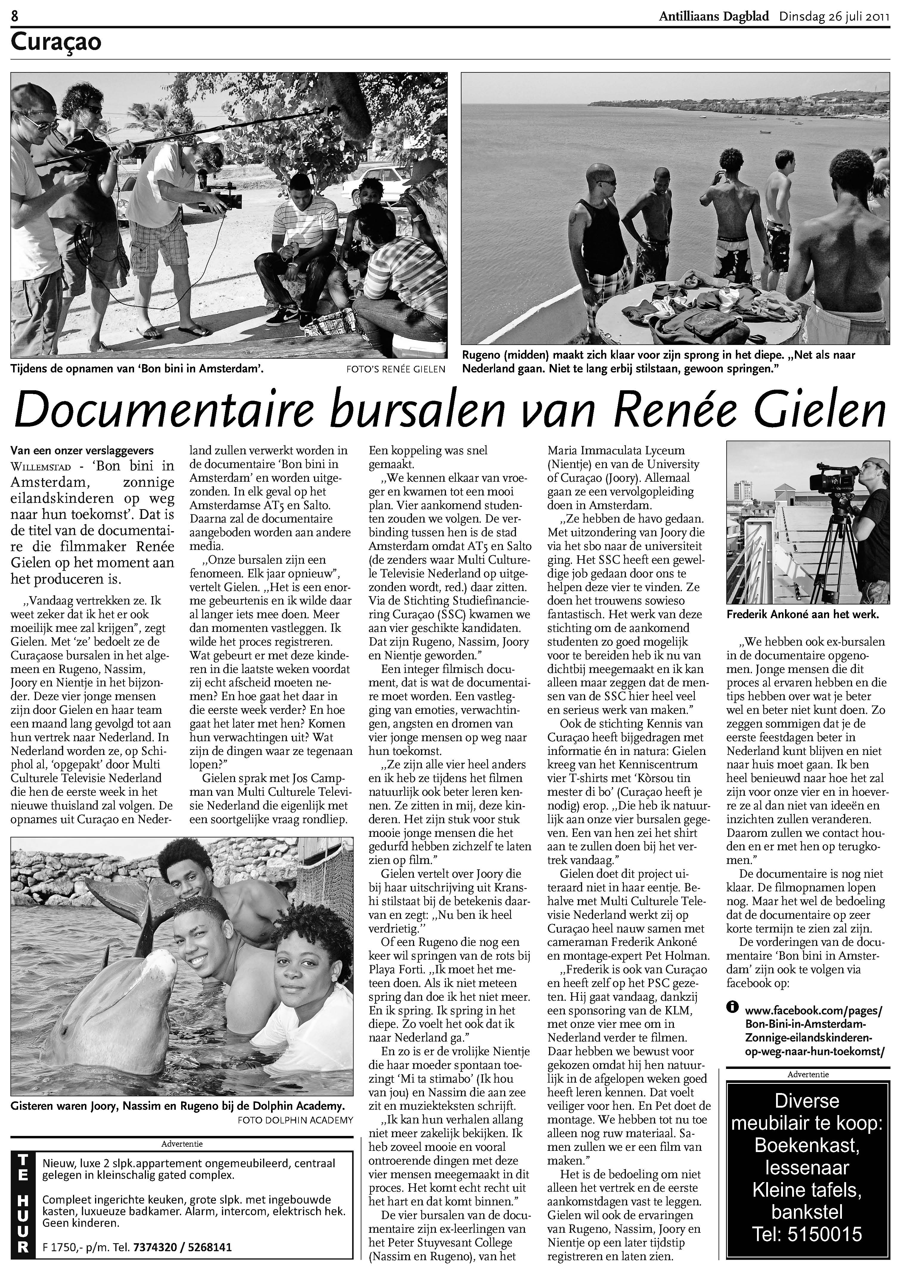 Documentaire bursalen van Renee Gielen